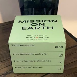 Brand new omega x swatch moonswatch collection watch